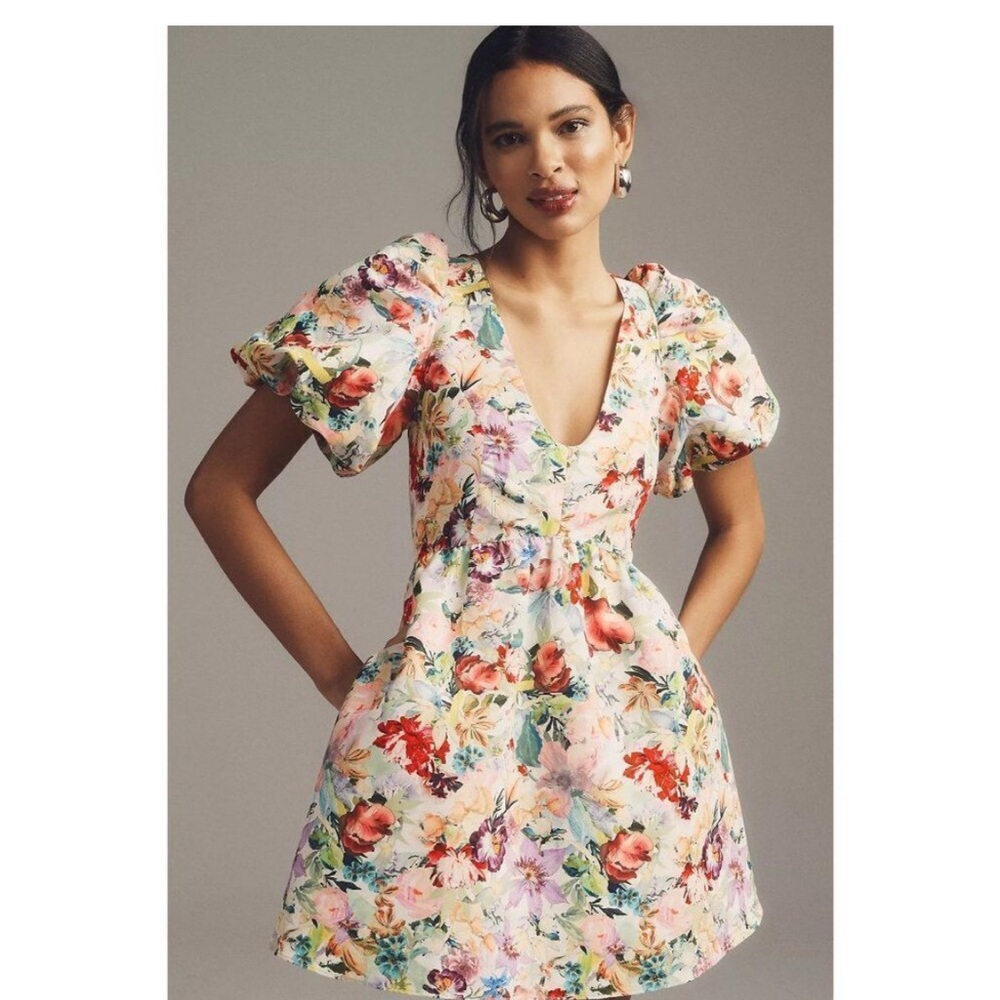 NWT- Sachin + Babi Pink and Purple A-Line Cocktail Dress NWT